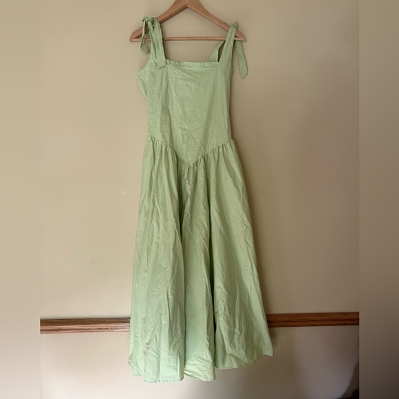 Anthropologie Peixoto Harlow Sleeveless Drop-Waist Maxi Dress Mint Green - Picture 7 of 15